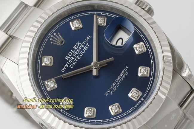 Datejust 126234 36mm VSF Blue/Diamond on Oys SS/SS Bracelet VS3235 Super Clone Datejust 126234 36mm VSF Blue/Diamond on Oys SS/SS Bracelet VS3235 Super Clone