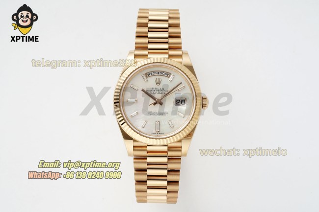 DayDate 228235 40mm THBF Mop/Diamond Stick on RG/RG Bracelet SH3255 Super Clone (Weighted) DayDate 228235 40mm THBF Mop/Diamond Stick on RG/RG Bracelet SH3255 Super Clone (Weighted)