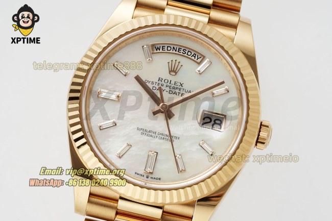 DayDate 228235 40mm THBF Mop/Diamond Stick on RG/RG Bracelet SH3255 Super Clone (Weighted) DayDate 228235 40mm THBF Mop/Diamond Stick on RG/RG Bracelet SH3255 Super Clone (Weighted)