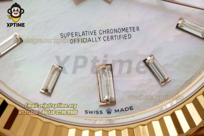 DayDate 228235 40mm THBF Mop/Diamond Stick on RG/RG Bracelet SH3255 Super Clone (Weighted) DayDate 228235 40mm THBF Mop/Diamond Stick on RG/RG Bracelet SH3255 Super Clone (Weighted)