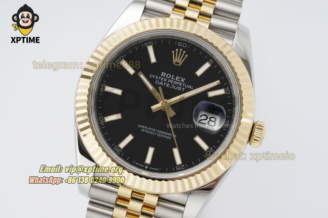 Datejust 126333 41mm 3EF Black/Stick on Jub YG/SS Bracelet VR3235 (Weighted) Datejust 126333 41mm 3EF Black/Stick on Jub YG/SS Bracelet VR3235 (Weighted)