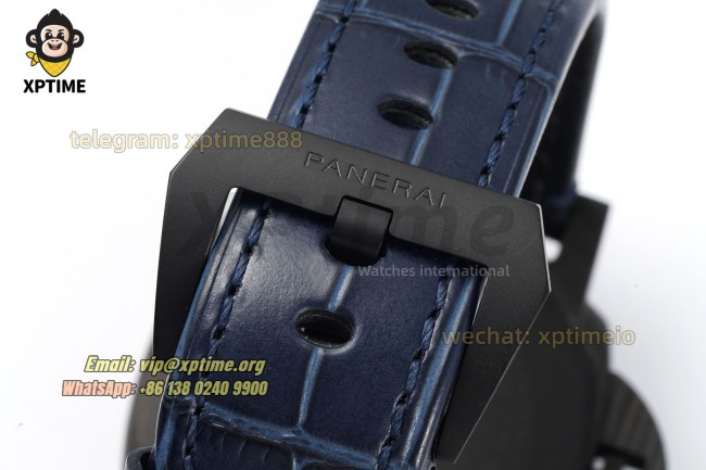 Luminor Marina PAM1664 44mm VSF Blue/Stick Numeral on FC/LE Strap P9010 Super Clone Luminor Marina PAM1664 44mm VSF Blue/Stick Numeral on FC/LE Strap P9010 Super Clone