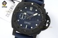 Submersible PAM1232 44mm VSF Blue/Dot on Carbon/RU Strap P900 Super Clone Submersible PAM1232 44mm VSF Blue/Dot on Carbon/RU Strap P900 Super Clone