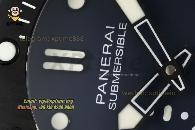 Submersible PAM1232 44mm VSF Blue/Dot on Carbon/RU Strap P900 Super Clone Submersible PAM1232 44mm VSF Blue/Dot on Carbon/RU Strap P900 Super Clone