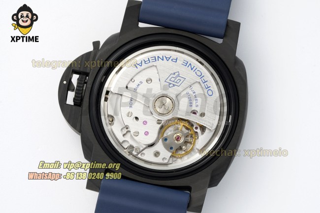 Submersible PAM1232 44mm VSF Blue/Dot on Carbon/RU Strap P900 Super Clone Submersible PAM1232 44mm VSF Blue/Dot on Carbon/RU Strap P900 Super Clone