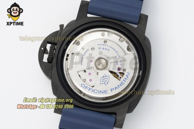 Submersible PAM1232 44mm VSF Blue/Dot on Carbon/RU Strap P900 Super Clone Submersible PAM1232 44mm VSF Blue/Dot on Carbon/RU Strap P900 Super Clone