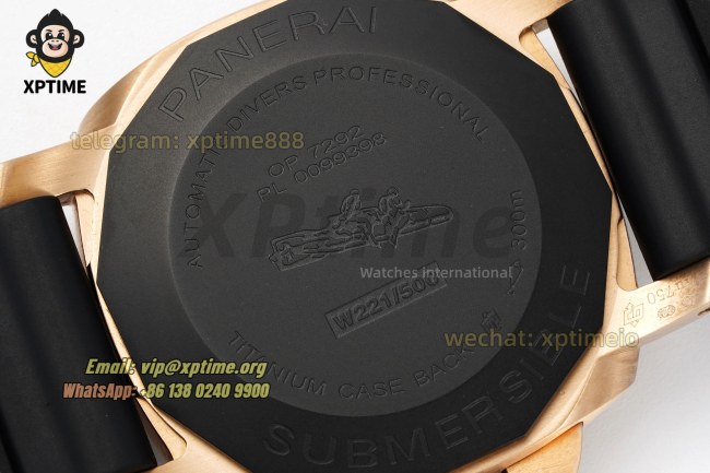 Submersible PAM1070 44mm VSF Black/Dot on RG/RU Strap P900 Super Clone Submersible PAM1070 44mm VSF Black/Dot on RG/RU Strap P900 Super Clone