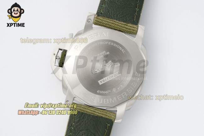 Submersible PAM1287 44mm VSF Green/Dot on SS/NY Strap P900 Super Clone Submersible PAM1287 44mm VSF Green/Dot on SS/NY Strap P900 Super Clone