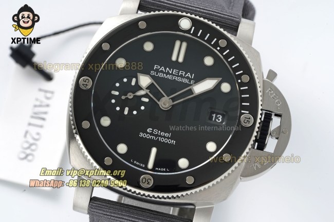 Submersible PAM1288 44mm VSF Gray/Dot on SS/NY Strap P900 Super Clone Submersible PAM1288 44mm VSF Gray/Dot on SS/NY Strap P900 Super Clone