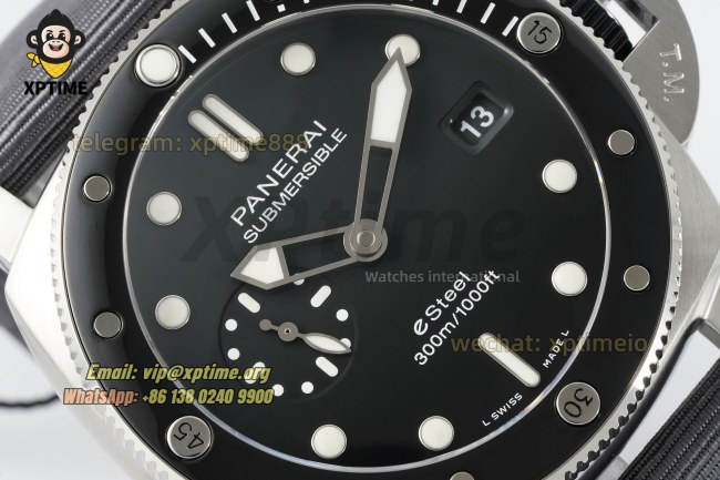 Submersible PAM1288 44mm VSF Gray/Dot on SS/NY Strap P900 Super Clone Submersible PAM1288 44mm VSF Gray/Dot on SS/NY Strap P900 Super Clone