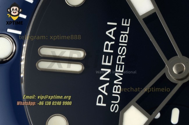 Submersible PAM1289 44mm VSF Blue/Dot on SS/NY Strap P900 Super Clone Submersible PAM1289 44mm VSF Blue/Dot on SS/NY Strap P900 Super Clone