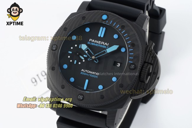 Submersible PAM1616 47mm VSF Black/Dot on Carbon/RU Strap P900 Super Clone Submersible PAM1616 47mm VSF Black/Dot on Carbon/RU Strap P900 Super Clone