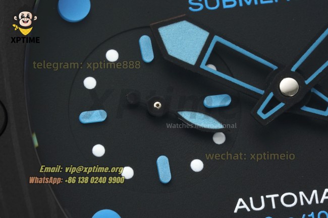 Submersible PAM1616 47mm VSF Black/Dot on Carbon/RU Strap P900 Super Clone Submersible PAM1616 47mm VSF Black/Dot on Carbon/RU Strap P900 Super Clone