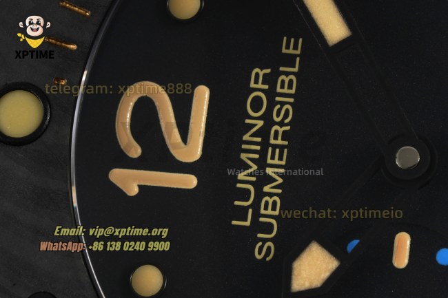 Submersible PAM616 47mm VSF Black/Dot on Carbon/RU Strap P900 Super Clone Submersible PAM616 47mm VSF Black/Dot on Carbon/RU Strap P900 Super Clone