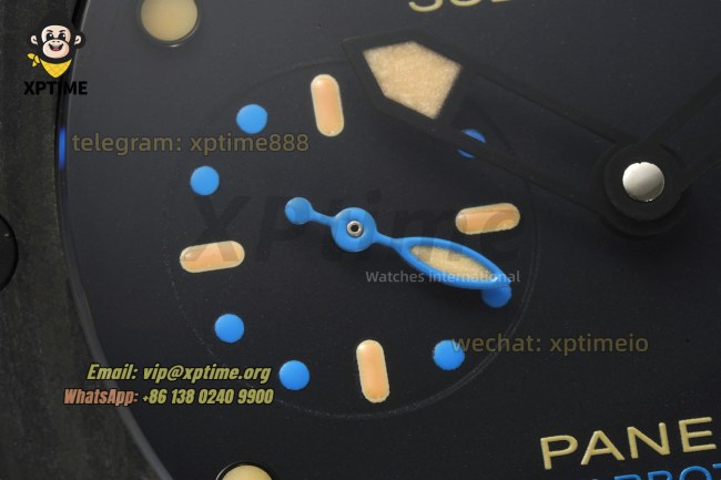 Submersible PAM616 47mm VSF Black/Dot on Carbon/RU Strap P900 Super Clone Submersible PAM616 47mm VSF Black/Dot on Carbon/RU Strap P900 Super Clone