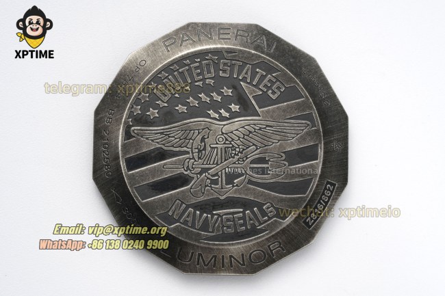 Luminor Navy Seals PAM1412 44mm VSF Gradient Gray/Stick Numeral on SS/RU Strap P9010 Super Clone Luminor Navy Seals PAM1412 44mm VSF Gradient Gray/Stick Numeral on SS/RU Strap P9010 Super Clone
