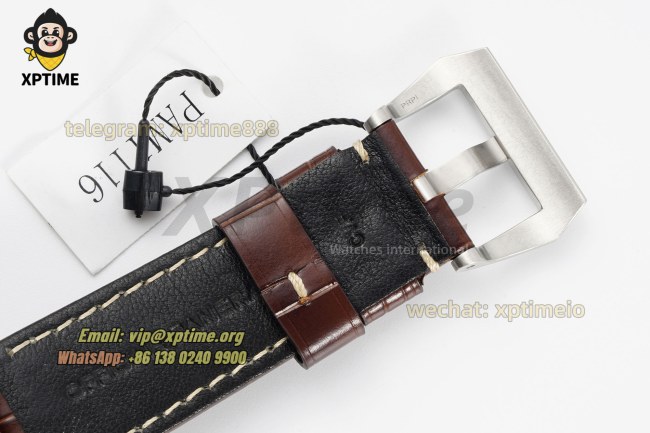 Luminor Marina PAM1116 44mm VSF Green/Stick Numeral on SS/LE Strap P9010 Super Clone Luminor Marina PAM1116 44mm VSF Green/Stick Numeral on SS/LE Strap P9010 Super Clone