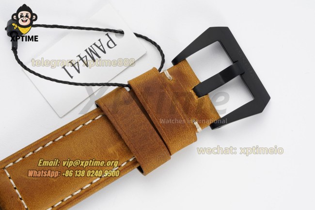 Luminor GMT PAM441 44mm VSF Black/Numeral on CER/LE Strap P9001 Super Clone Luminor GMT PAM441 44mm VSF Black/Numeral on CER/LE Strap P9001 Super Clone