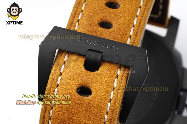 Luminor GMT 3 Days PAM1441 44mm VSF Black/Numeral on CER/LE Strap P9011 Super Clone Luminor GMT 3 Days PAM1441 44mm VSF Black/Numeral on CER/LE Strap P9011 Super Clone