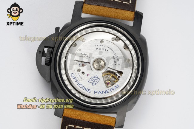 Luminor GMT 3 Days PAM1441 44mm VSF Black/Numeral on CER/LE Strap P9011 Super Clone Luminor GMT 3 Days PAM1441 44mm VSF Black/Numeral on CER/LE Strap P9011 Super Clone