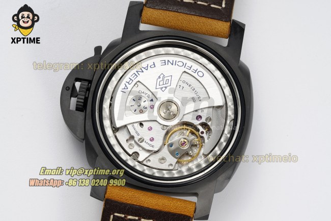 Luminor GMT 3 Days PAM1441 44mm VSF Black/Numeral on CER/LE Strap P9011 Super Clone Luminor GMT 3 Days PAM1441 44mm VSF Black/Numeral on CER/LE Strap P9011 Super Clone