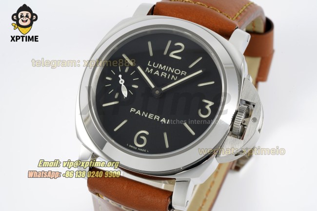 Luminor PAM1113 Marina 44mm VSF Black/Stick & Numeral on SS/LE Strap A6497 Luminor PAM1113 Marina 44mm VSF Black/Stick & Numeral on SS/LE Strap A6497
