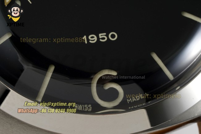 Luminor PAM127 47mm VSF Black/Stick & Numeral on SS/LE Strap A6497 Luminor PAM127 47mm VSF Black/Stick & Numeral on SS/LE Strap A6497