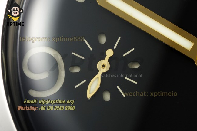 Luminor PAM127 47mm VSF Black/Stick & Numeral on SS/LE Strap A6497 Luminor PAM127 47mm VSF Black/Stick & Numeral on SS/LE Strap A6497