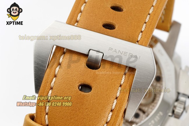 Luminor PAM127 47mm VSF Black/Stick & Numeral on SS/LE Strap A6497 Luminor PAM127 47mm VSF Black/Stick & Numeral on SS/LE Strap A6497
