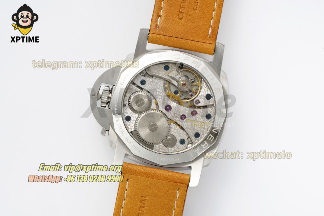 Luminor PAM127 47mm VSF Black/Stick & Numeral on SS/LE Strap A6497 Luminor PAM127 47mm VSF Black/Stick & Numeral on SS/LE Strap A6497