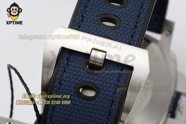 Submersible Luna Rossa PAM1391 44mm VSF Blue/Dot on SS/RU Strap P900 Super Clone Submersible Luna Rossa PAM1391 44mm VSF Blue/Dot on SS/RU Strap P900 Super Clone