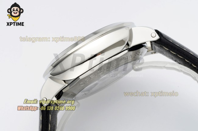 Luminor PAM359 44mm VSF Black/Numeral on SS/LE Strap P9000 Super Clone Luminor PAM359 44mm VSF Black/Numeral on SS/LE Strap P9000 Super Clone