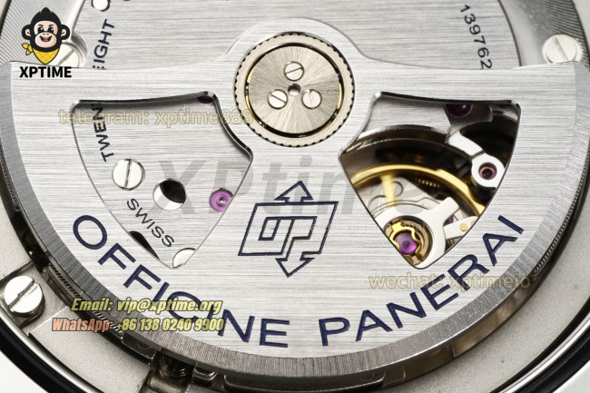 Luminor PAM359 44mm VSF Black/Numeral on SS/LE Strap P9000 Super Clone Luminor PAM359 44mm VSF Black/Numeral on SS/LE Strap P9000 Super Clone