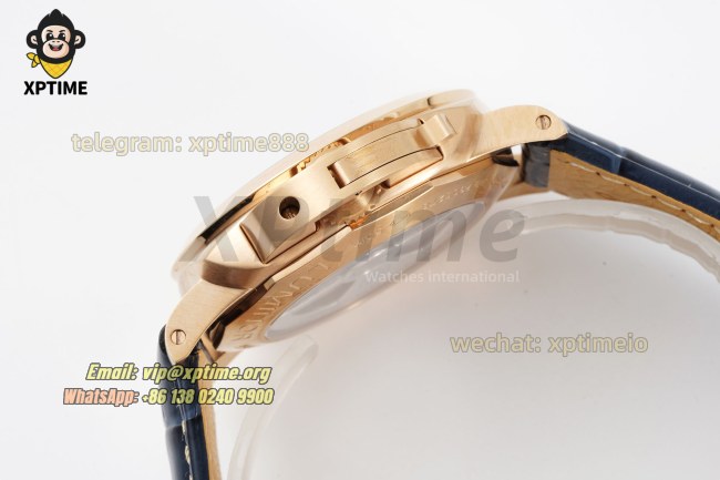 Luminor Marina PAM1114 44mm VSF Blue/Stick & Numeral on RG/LE Strap P9010 Super Clone Luminor Marina PAM1114 44mm VSF Blue/Stick & Numeral on RG/LE Strap P9010 Super Clone