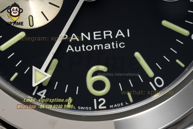 Luminor GMT PAM088 44mm VSF Black/Stick & Numeral on SS/LE Strap OPVIII Luminor GMT PAM088 44mm VSF Black/Stick & Numeral on SS/LE Strap OPVIII