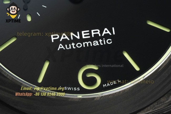 Luminor Marina PAM1118 Auto 44mm VSF Black/Stick & Numeral on FC/NY Strap P9010 Luminor Marina PAM1118 Auto 44mm VSF Black/Stick & Numeral on FC/NY Strap P9010