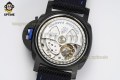 Luminor Marina GMT PAM1176 44mm VSF Black/Stick & Numeral on CER/NY Strap P9011 Luminor Marina GMT PAM1176 44mm VSF Black/Stick & Numeral on CER/NY Strap P9011