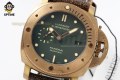 Submersible PAM382N 44mm VSF Green/Dot on BR/LE Strap Mod9000 Super Clone Submersible PAM382N 44mm VSF Green/Dot on BR/LE Strap Mod9000 Super Clone