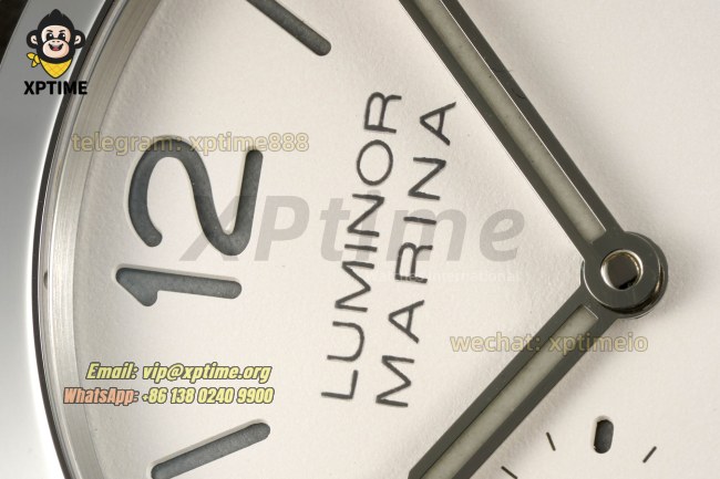 Luminor Marina Auto PAM1314 44mm VSF White/Stick & Numeral on SS/LE Strap P9010 Luminor Marina Auto PAM1314 44mm VSF White/Stick & Numeral on SS/LE Strap P9010