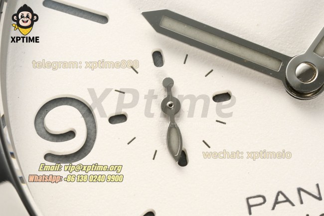 Luminor Marina Auto PAM1314 44mm VSF White/Stick & Numeral on SS/LE Strap P9010 Luminor Marina Auto PAM1314 44mm VSF White/Stick & Numeral on SS/LE Strap P9010