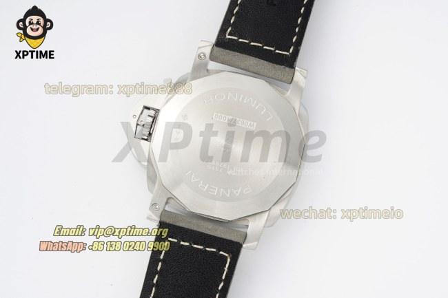 Luminor Marina Auto PAM1314 44mm VSF White/Stick & Numeral on SS/LE Strap P9010 Luminor Marina Auto PAM1314 44mm VSF White/Stick & Numeral on SS/LE Strap P9010