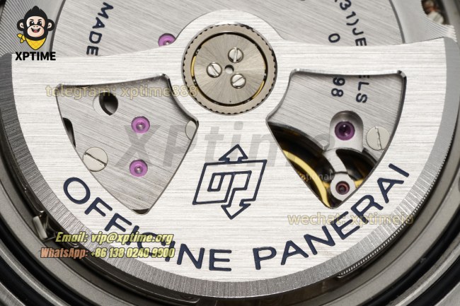 Luminor Marina Auto PAM1314 44mm VSF White/Stick & Numeral on SS/LE Strap P9010 Luminor Marina Auto PAM1314 44mm VSF White/Stick & Numeral on SS/LE Strap P9010