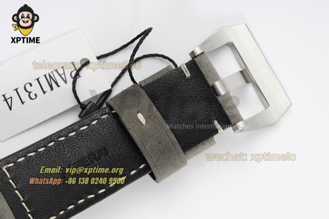 Luminor Marina Auto PAM1314 44mm VSF White/Stick & Numeral on SS/LE Strap P9010 Luminor Marina Auto PAM1314 44mm VSF White/Stick & Numeral on SS/LE Strap P9010