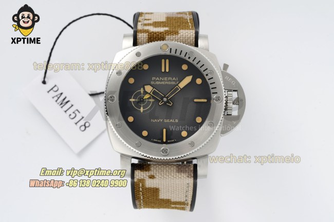 Submersible PAM1518 44mm VSF Gray/Dot on SS/NY Strap MP900 Submersible PAM1518 44mm VSF Gray/Dot on SS/NY Strap MP900