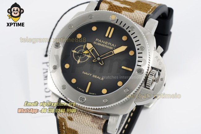 Submersible PAM1518 44mm VSF Gray/Dot on SS/NY Strap MP900 Submersible PAM1518 44mm VSF Gray/Dot on SS/NY Strap MP900