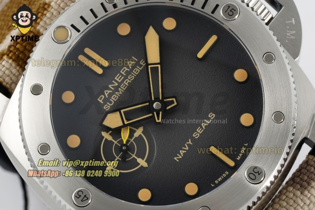 Submersible PAM1518 44mm VSF Gray/Dot on SS/NY Strap MP900 Submersible PAM1518 44mm VSF Gray/Dot on SS/NY Strap MP900