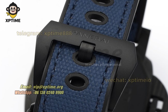 Luminor Luna Rossa PAM1529 44mm VSF Black/Stick & Numeral on FC/RU Strap V2 P9010 Luminor Luna Rossa PAM1529 44mm VSF Black/Stick & Numeral on FC/RU Strap V2 P9010