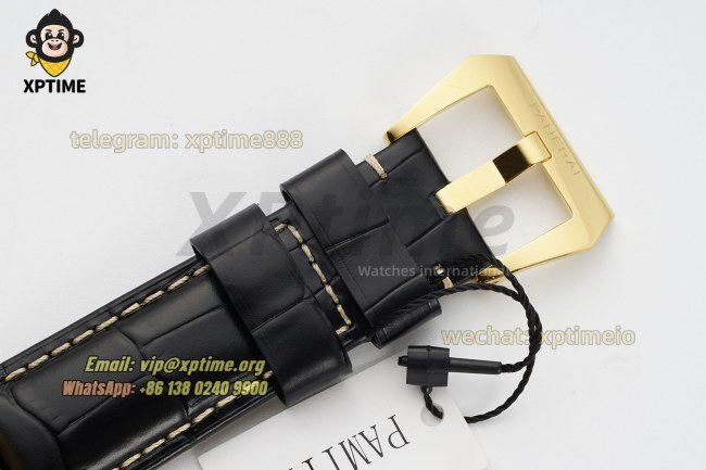 Luminor Marina Auto PAM1115 44mm VSF Gray/Stick & Numeral on YG/LE Strap P9010 Luminor Marina Auto PAM1115 44mm VSF Gray/Stick & Numeral on YG/LE Strap P9010