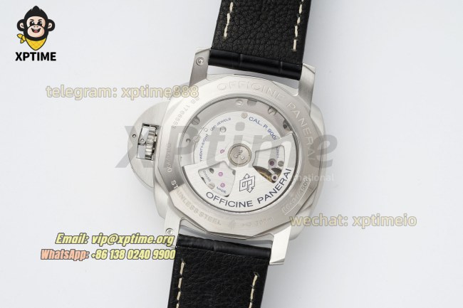 Luminor Marina PAM312 44mm VSF Black/Stick & Numeral on SS/LE Strap P9000 Luminor Marina PAM312 44mm VSF Black/Stick & Numeral on SS/LE Strap P9000