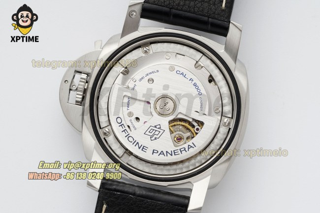 Luminor Marina PAM312 44mm VSF Black/Stick & Numeral on SS/LE Strap P9000 Luminor Marina PAM312 44mm VSF Black/Stick & Numeral on SS/LE Strap P9000